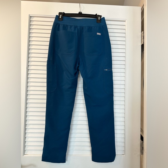 Figs Women’s Deep Reef Yola High Waisted - Petite Skinny Scrub Pants - Small - Picture 9 of 11